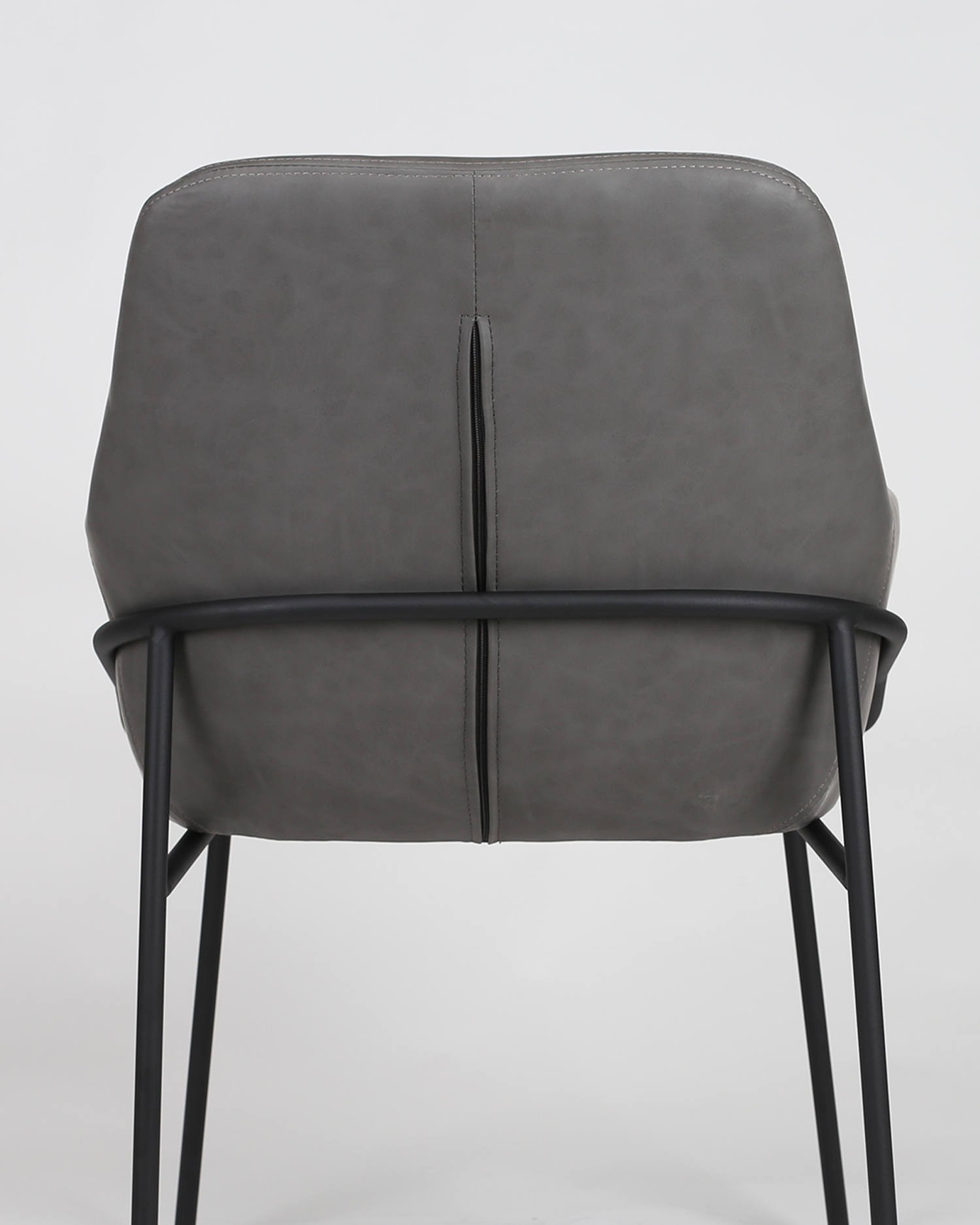 Leder -Essstuhl mit Arm Leder -Essstuhl mit Arm