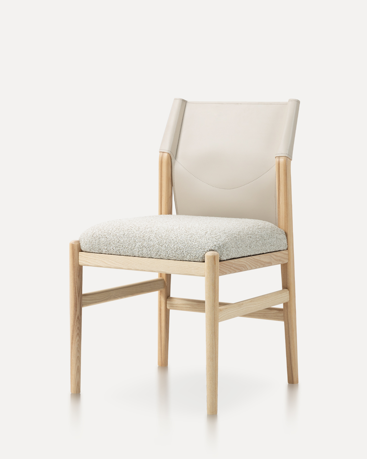 Bequemer Sattel -Leder -Holzstuhl