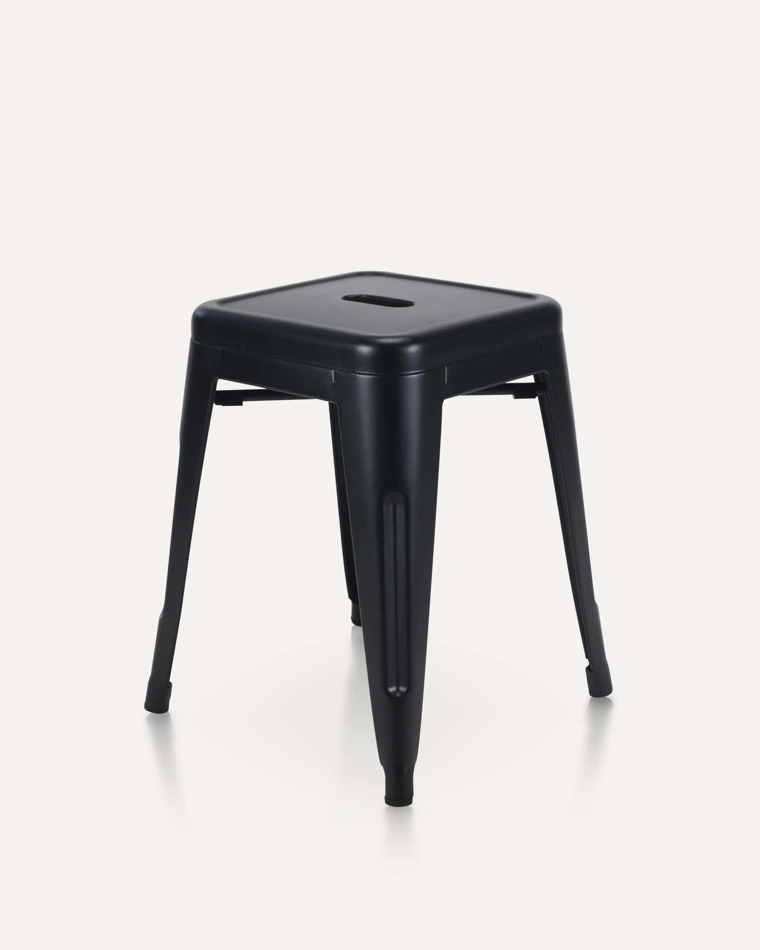 Minimalistische schwarze Designstühle